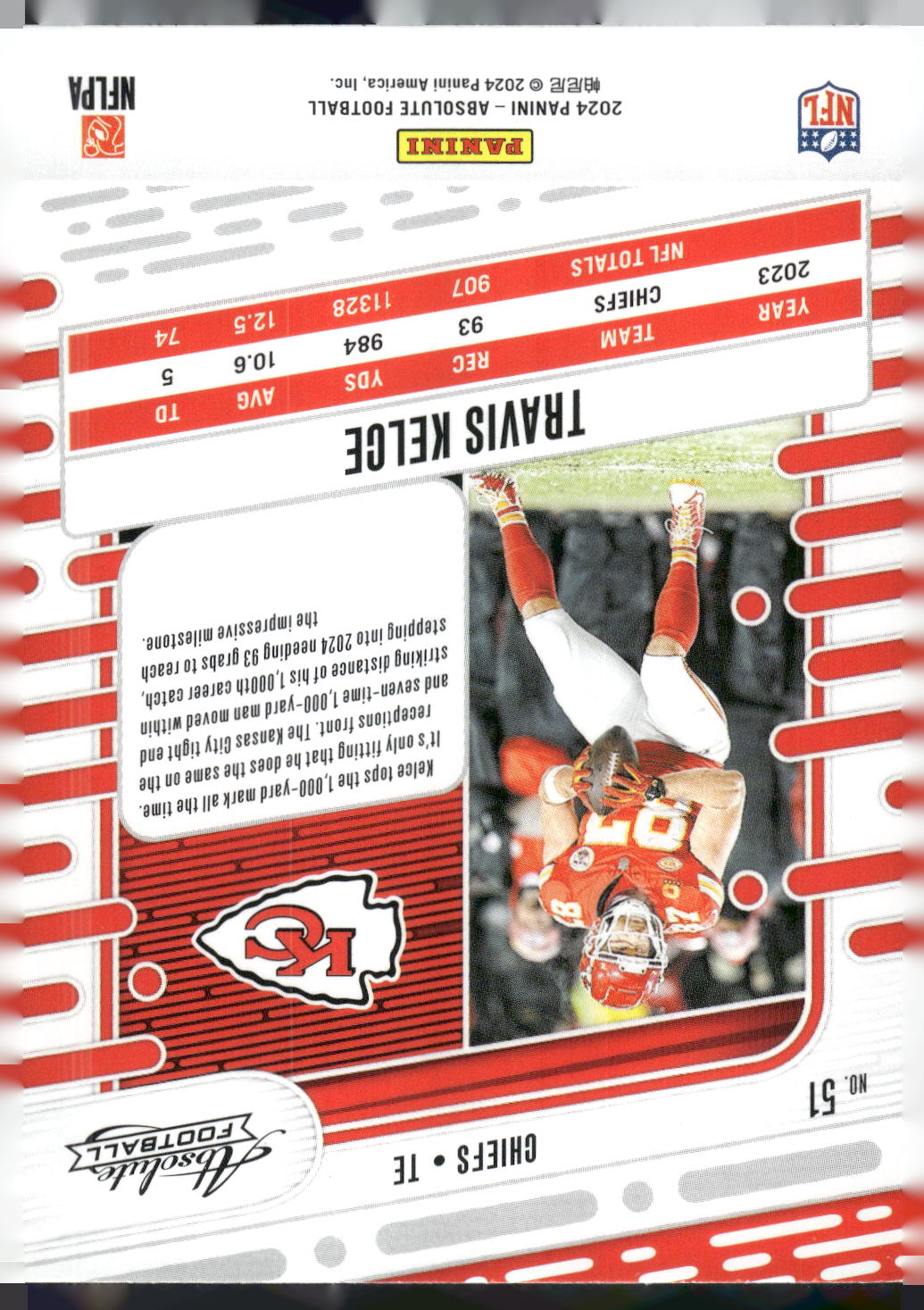 2024 Panini Absolute #51 Travis Kelce Retail