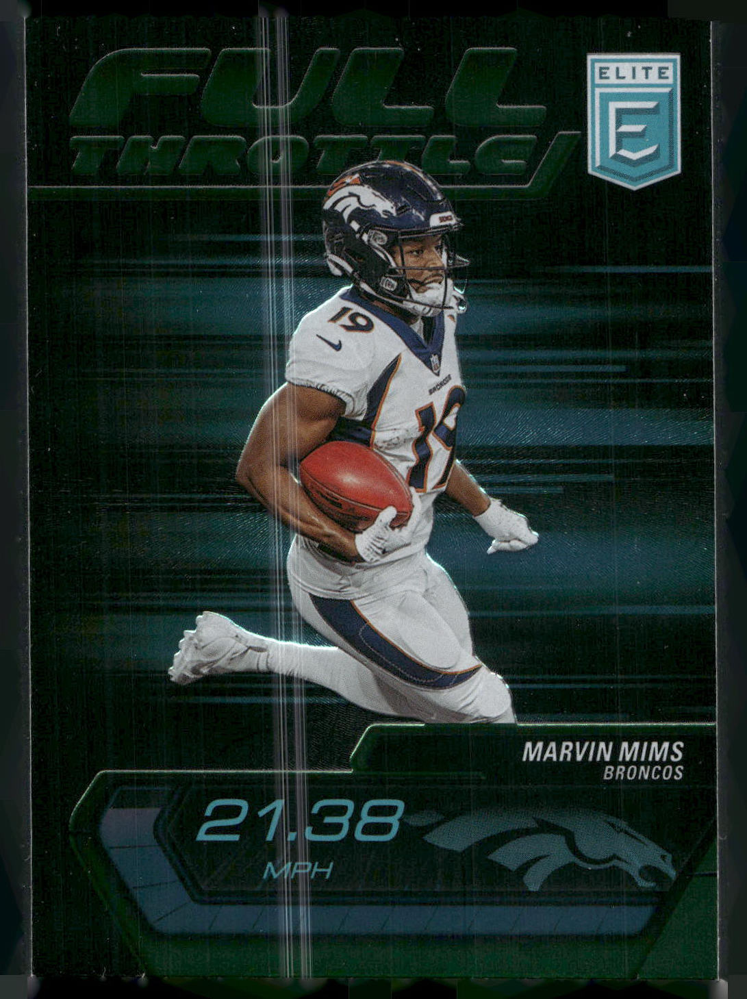 2024 Donruss Elite #17 Marvin Mims Full Throttle Green