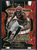 2025 Panini Select #99 A.J. Green Black and Red Prizm Shock