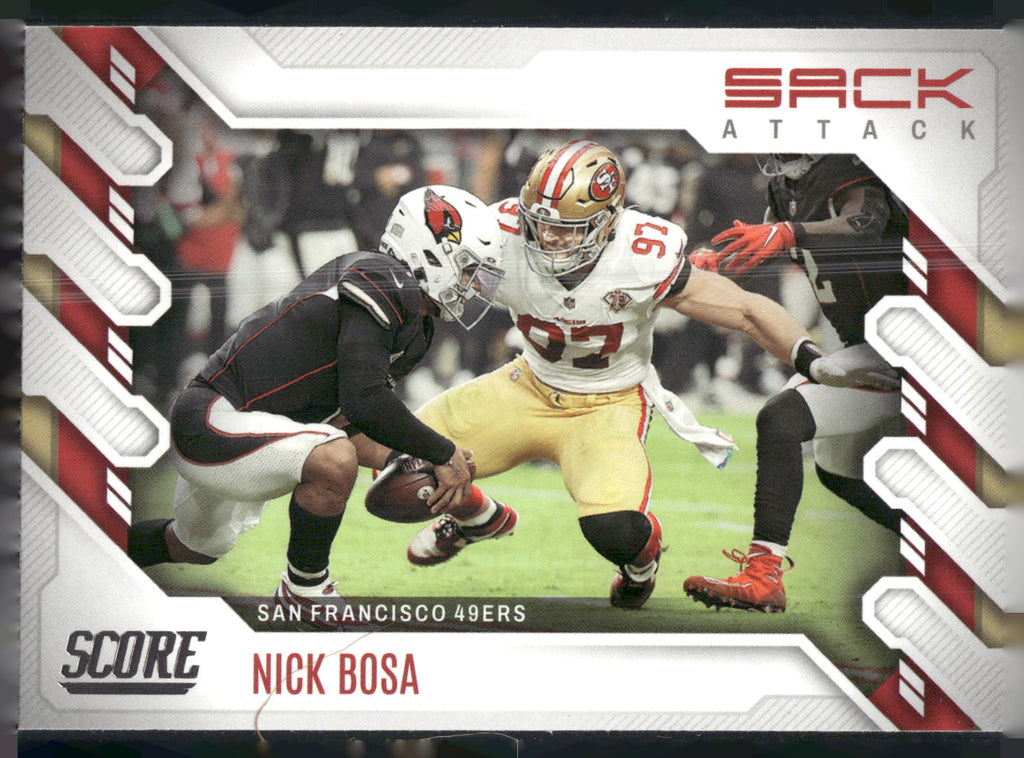 2022 Score #SA-NB Nick Bosa Sack Attack