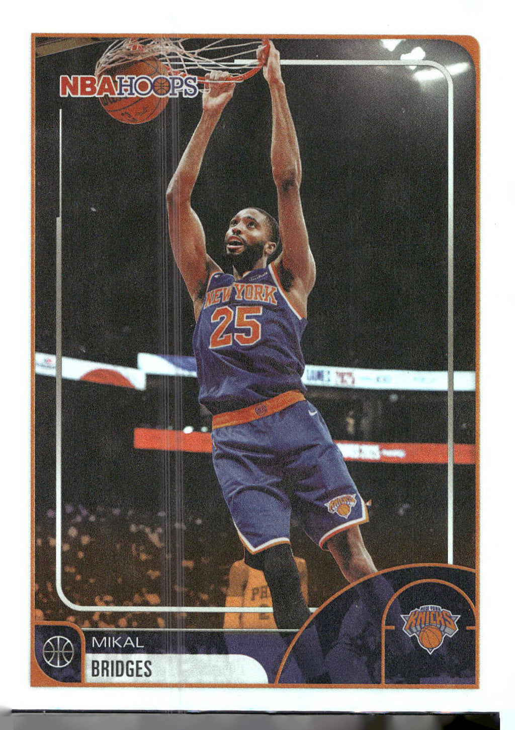 2025-26 Hoops #100 Mikal Bridges Rainbow