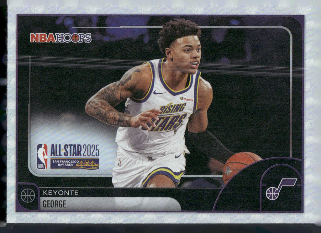 2025-26 Hoops #299 Keyonte George Rainbow