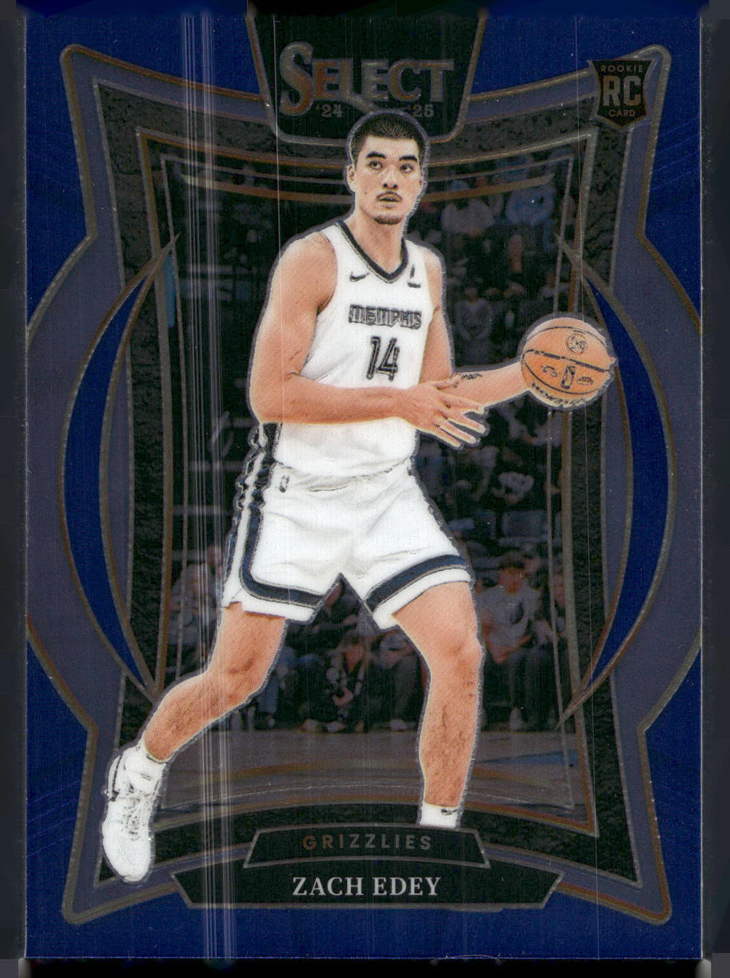 2024-25 Panini Select #98 Zach Edey Blue (Retail)