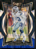 2024 Panini Select #48 Demarvion Overshown Black & Blue Prizm Shock
