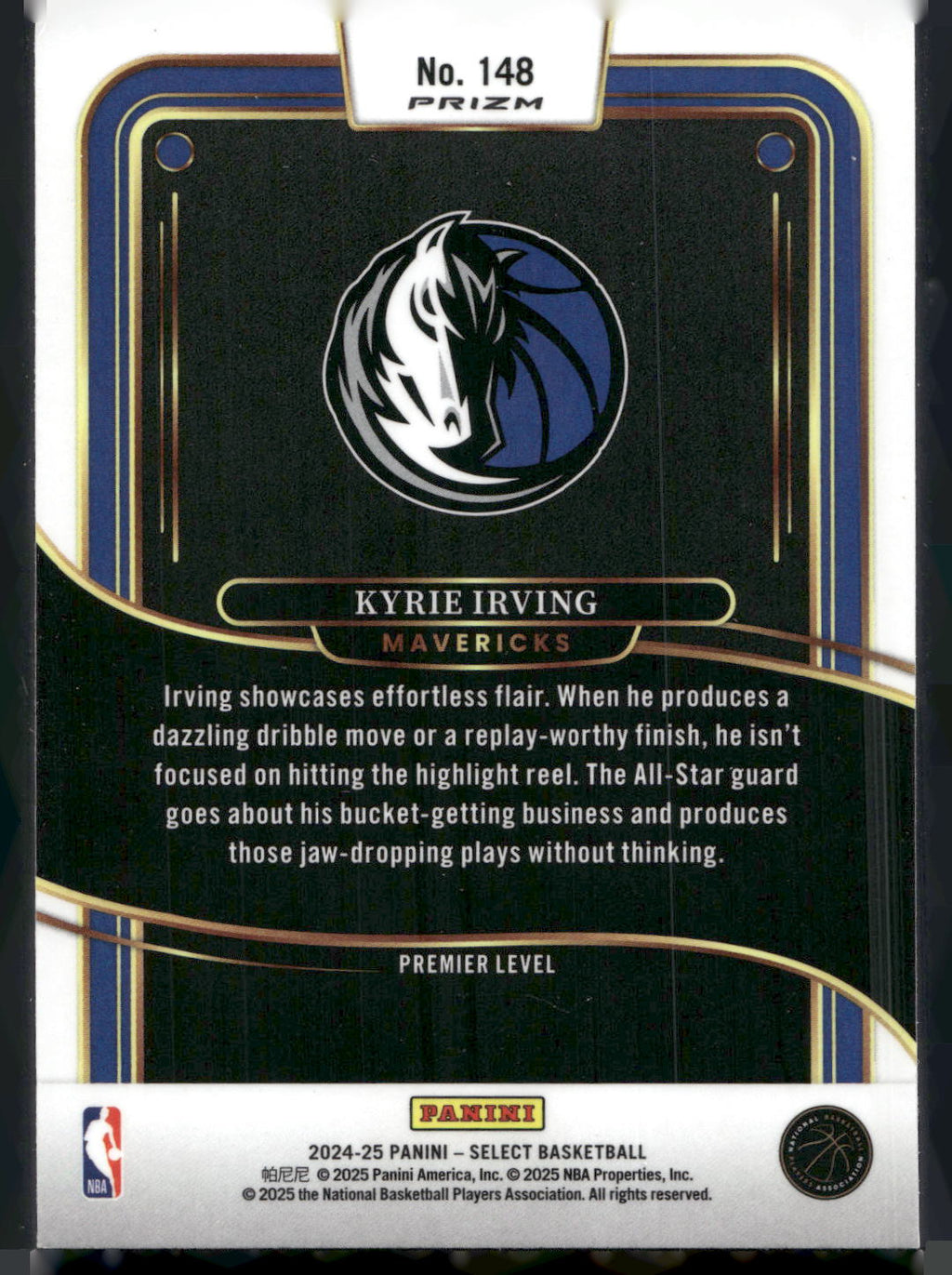 2024-25 Panini Select #148 Kyrie Irving