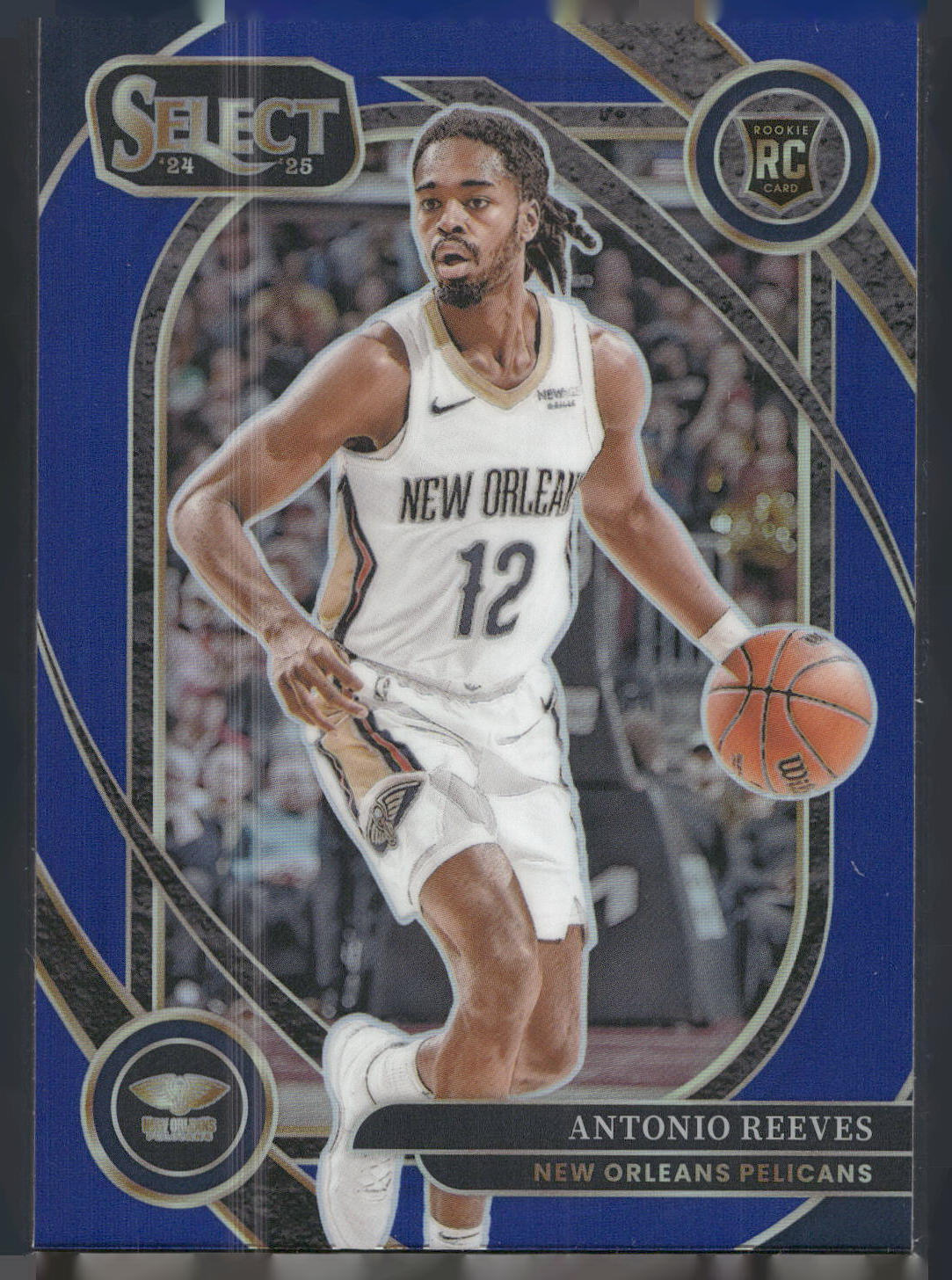 2024-25 Panini Select #271 Antonio Reeves Blue Prizm