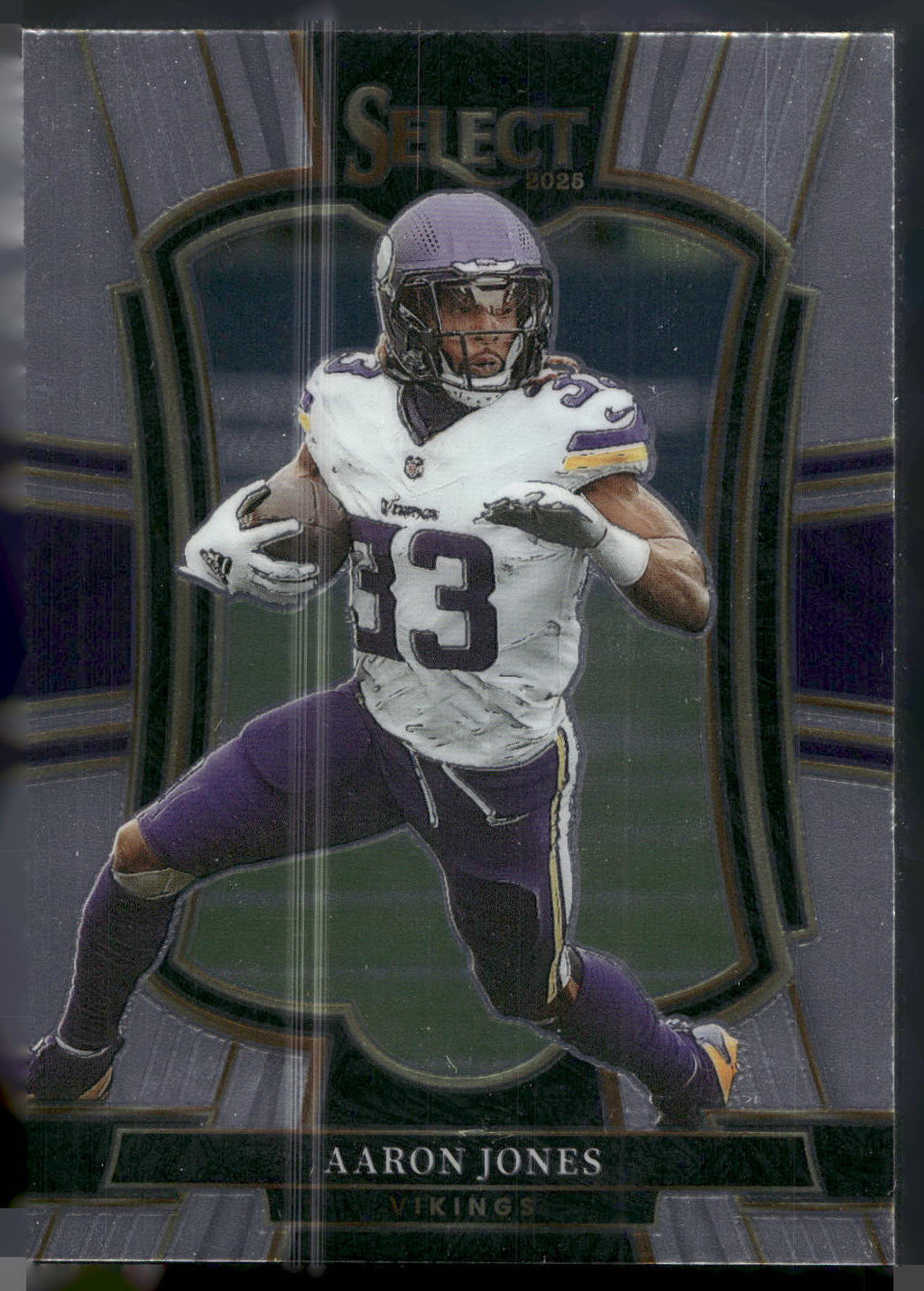 2025 Panini Select #165 Aaron Jones Silver Prizm