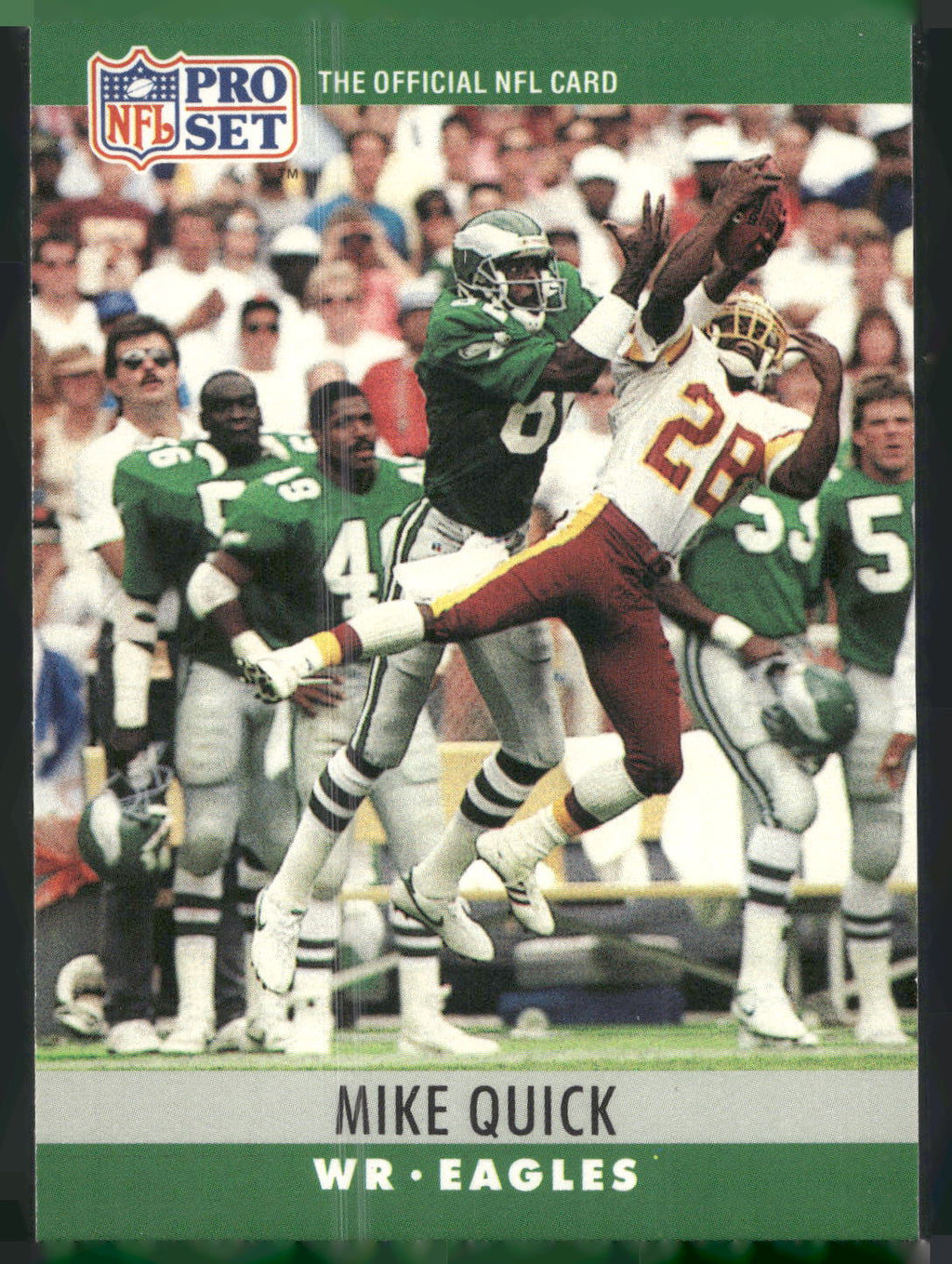 1990 Pro Set #249 Mike Quick