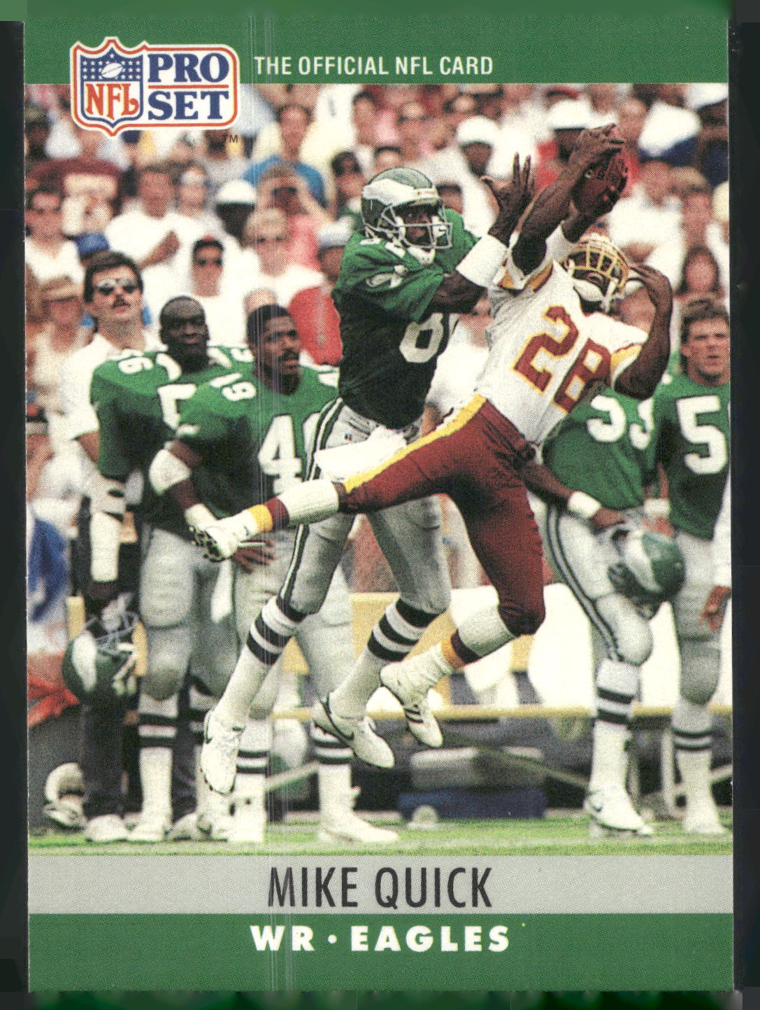 1990 Pro Set #249 Mike Quick