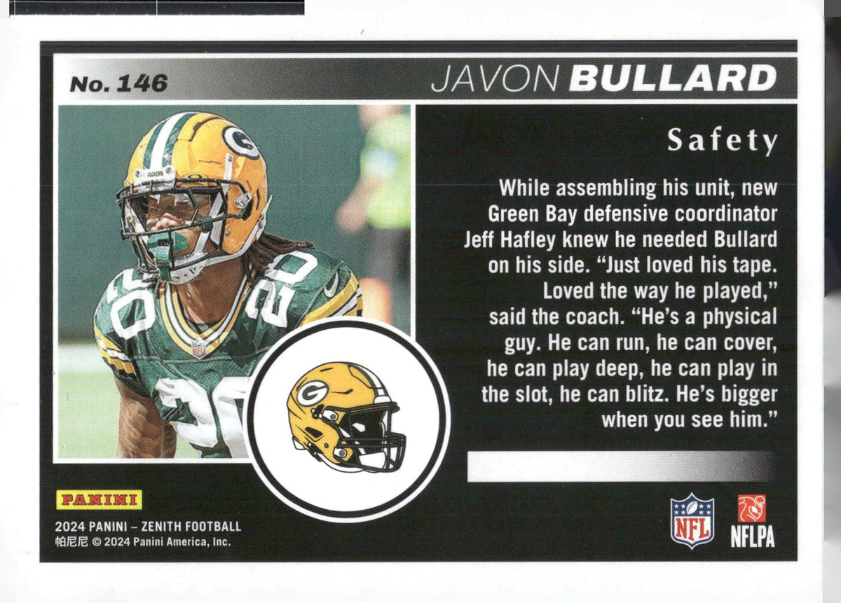 2024 Panini Zenith #146 Javon Bullard Retail