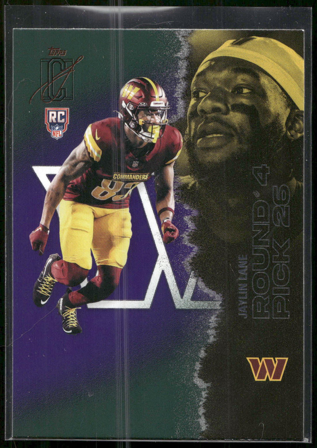 2025 Topps Signature Class #231 Jaylin Lane Green & Purple