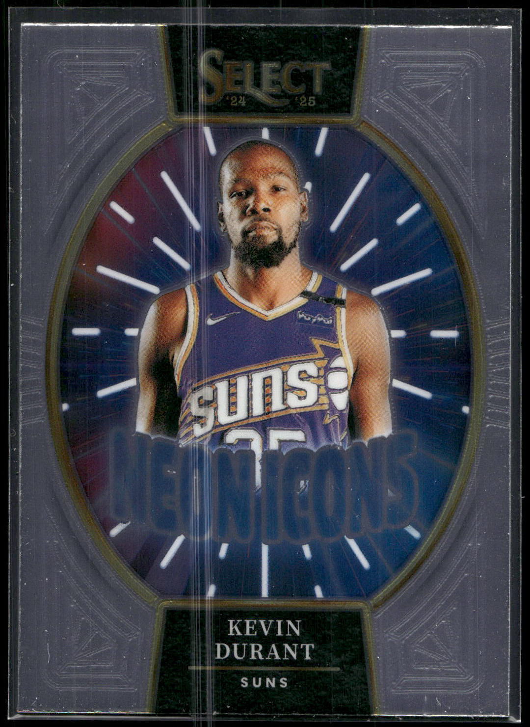 2024-25 Panini Select #11 Kevin Durant Neon Icons