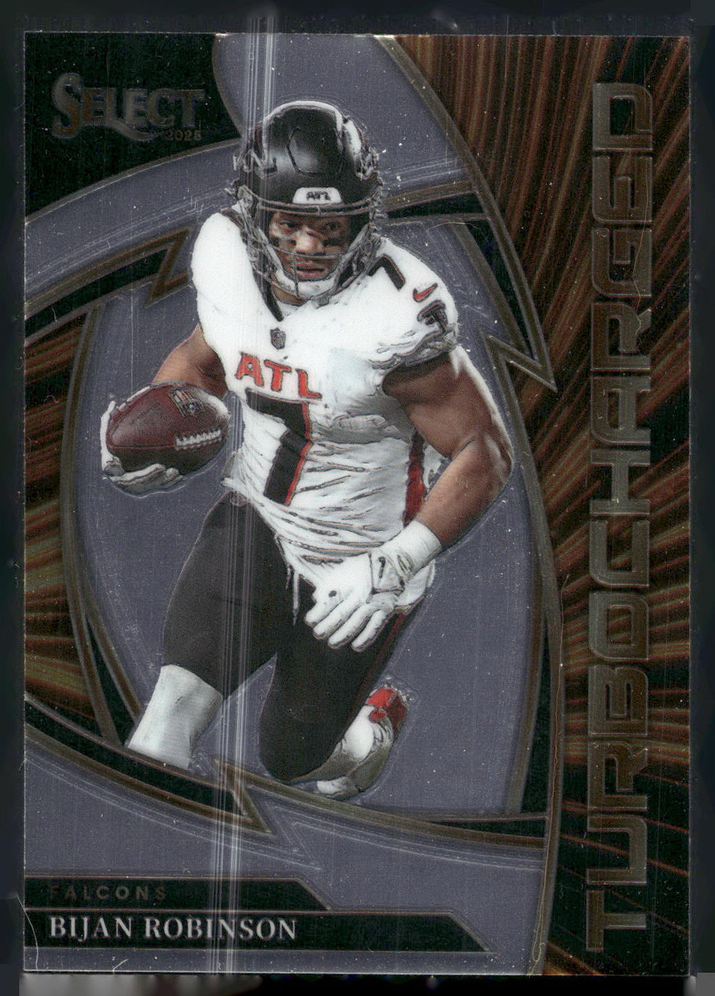2025 Panini Select #18 Bijan Robinson Turbocharged