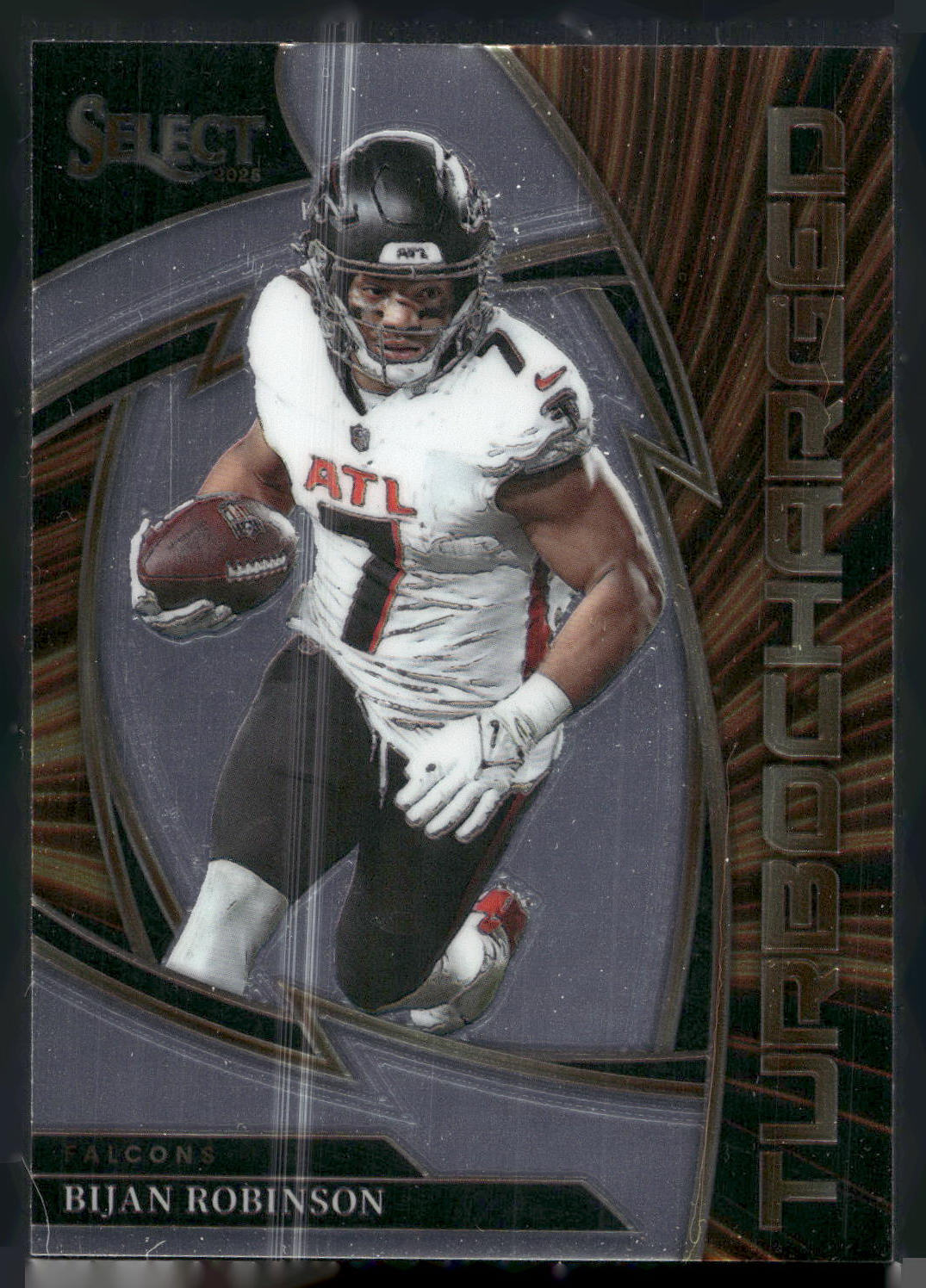 2025 Panini Select #18 Bijan Robinson Turbocharged