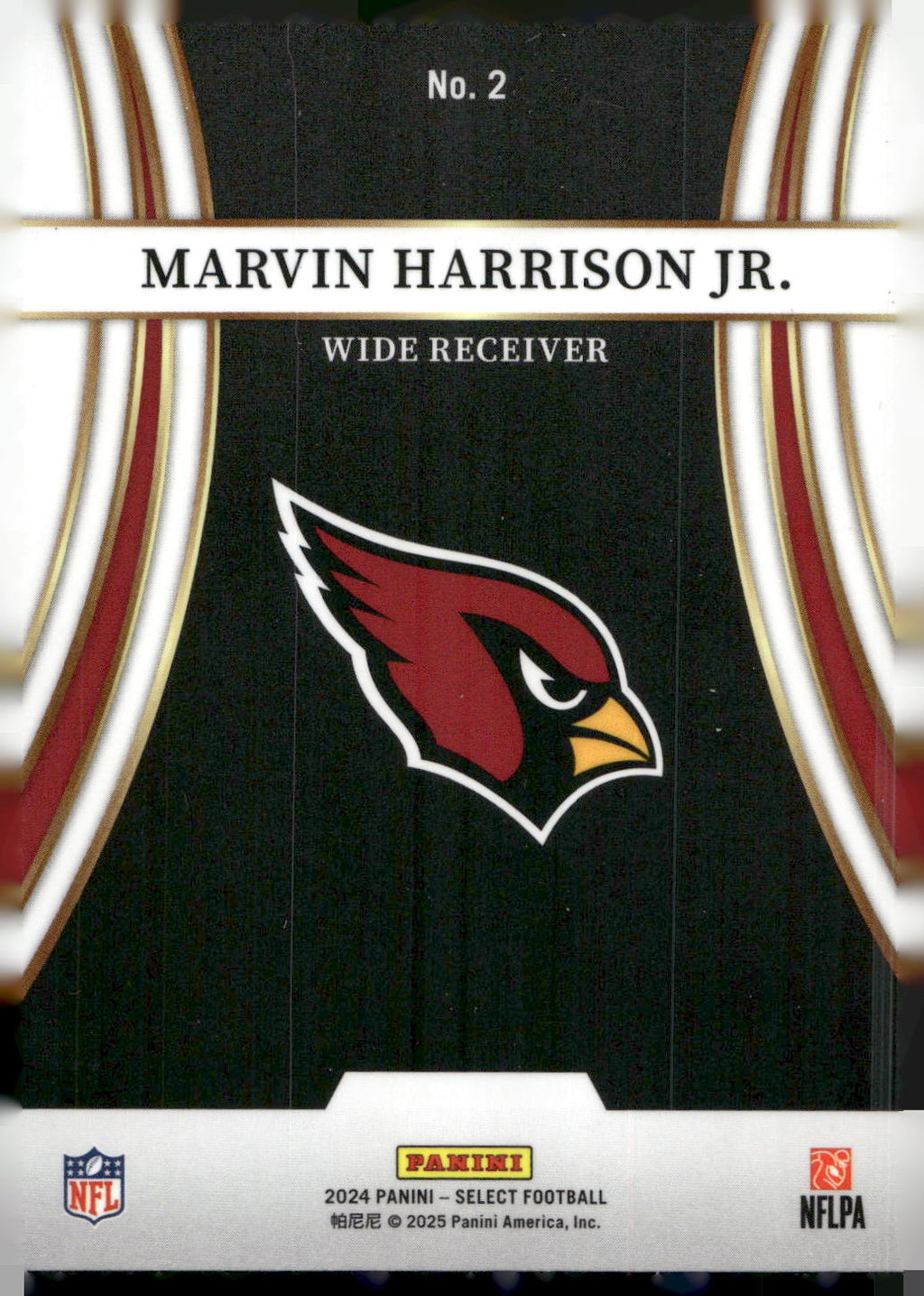 2024 Panini Select #2 Marvin Harrison Jr. Turbocharged