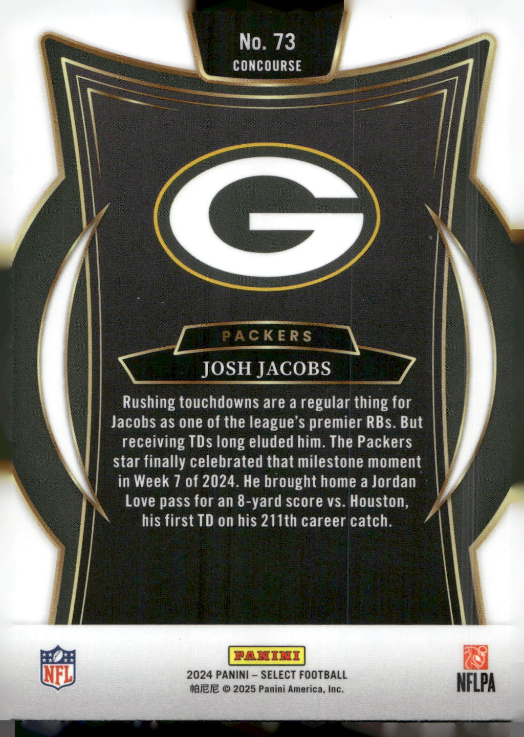 2024 Panini Select #73 Josh Jacobs