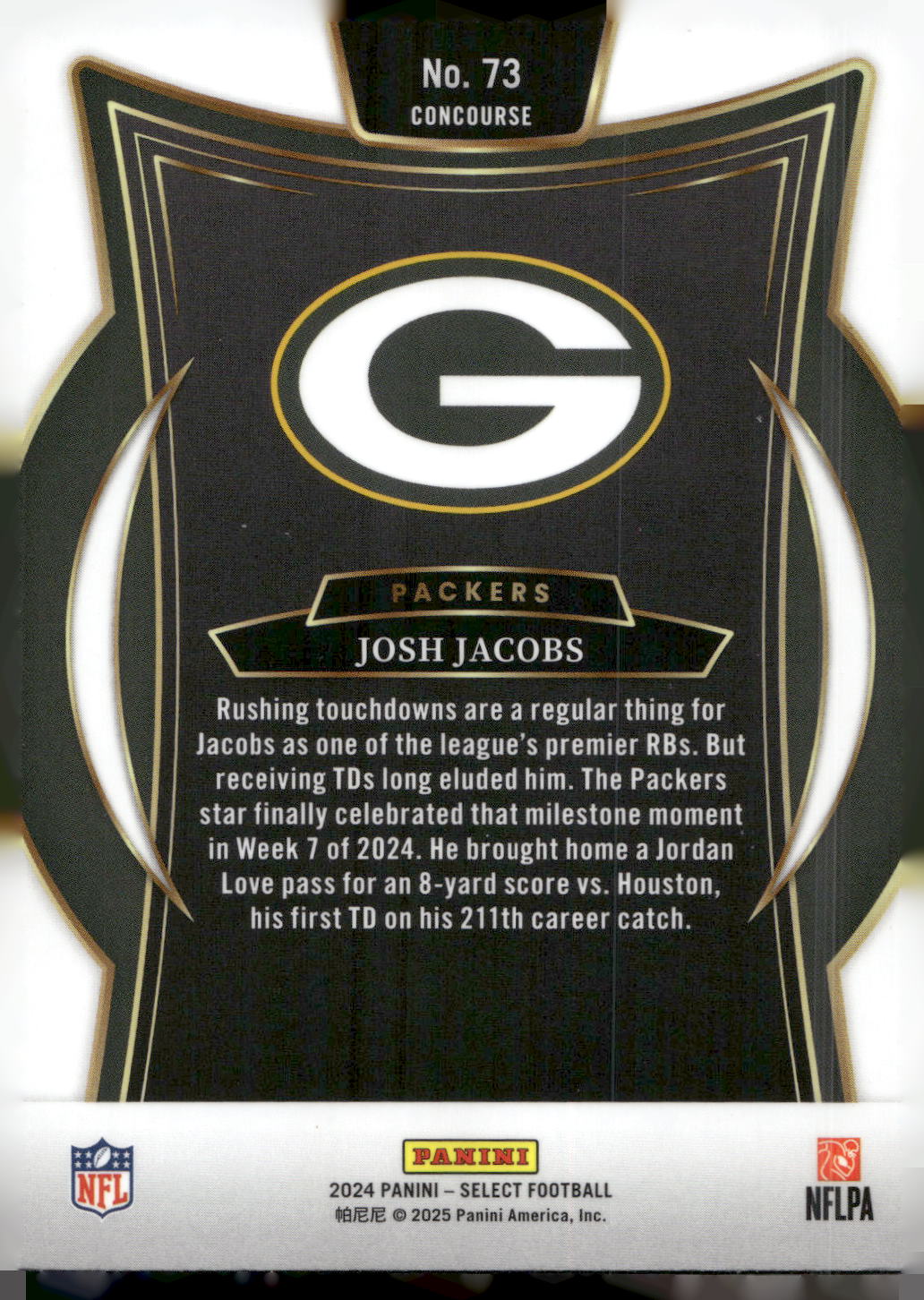 2024 Panini Select #73 Josh Jacobs