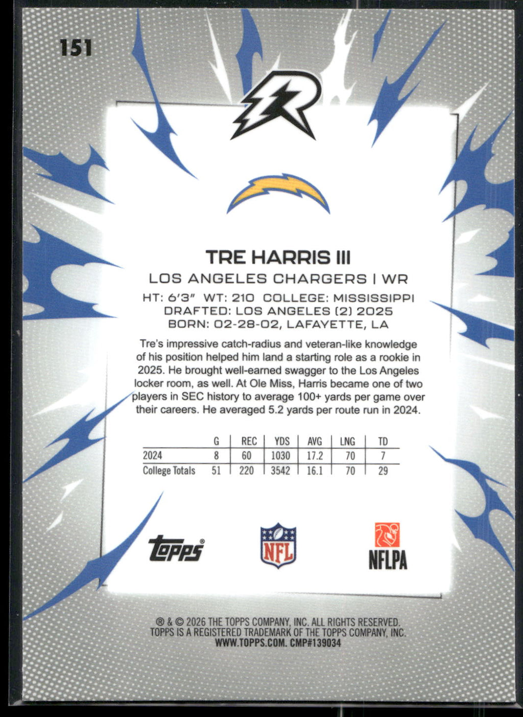 2025 Topps Resurgence #151 Tre Harris III