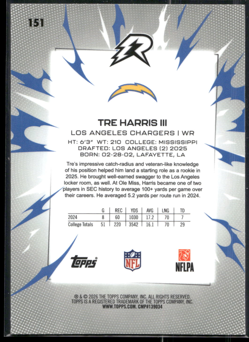 2025 Topps Resurgence #151 Tre Harris III