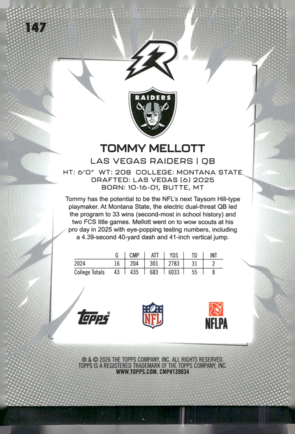 2025 Topps Resurgence #147 Tommy Mellott