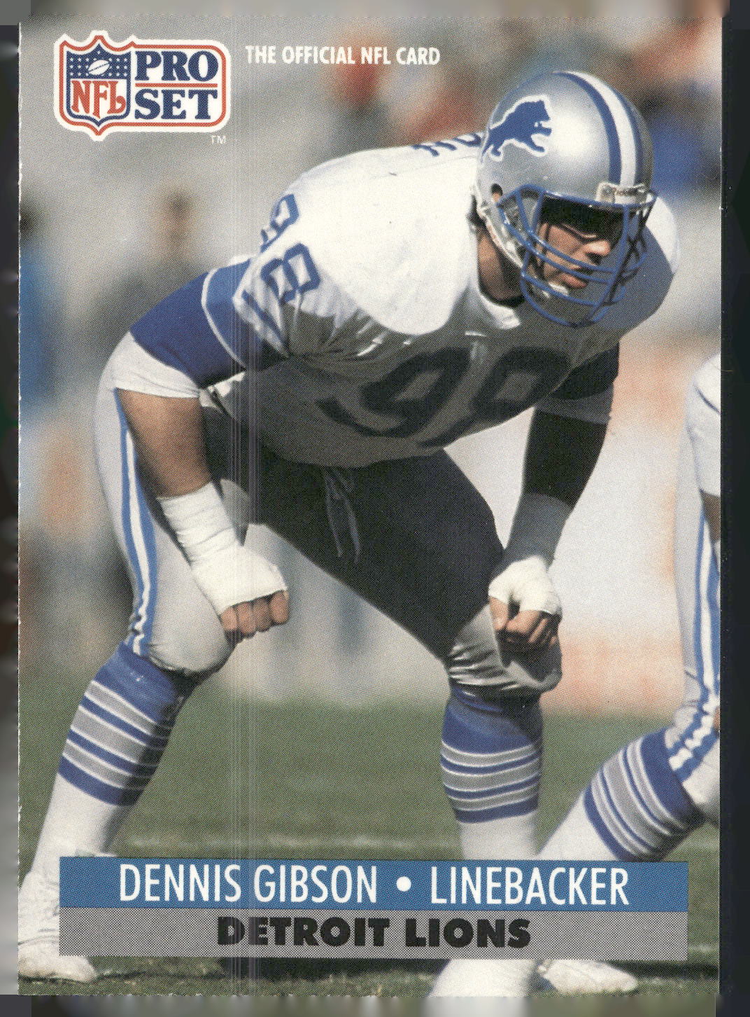 1991 Pro Set #498 Dennis Gibson