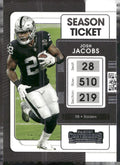 2021 Panini Contenders #59 Josh Jacobs