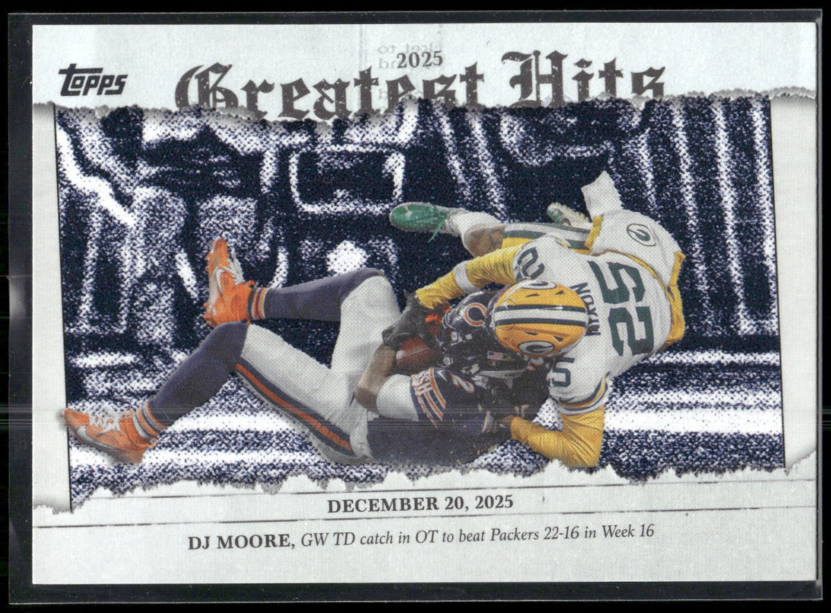 2026 Topps Flagship #25GH-DM DJ Moore 2025 Greatest Hits