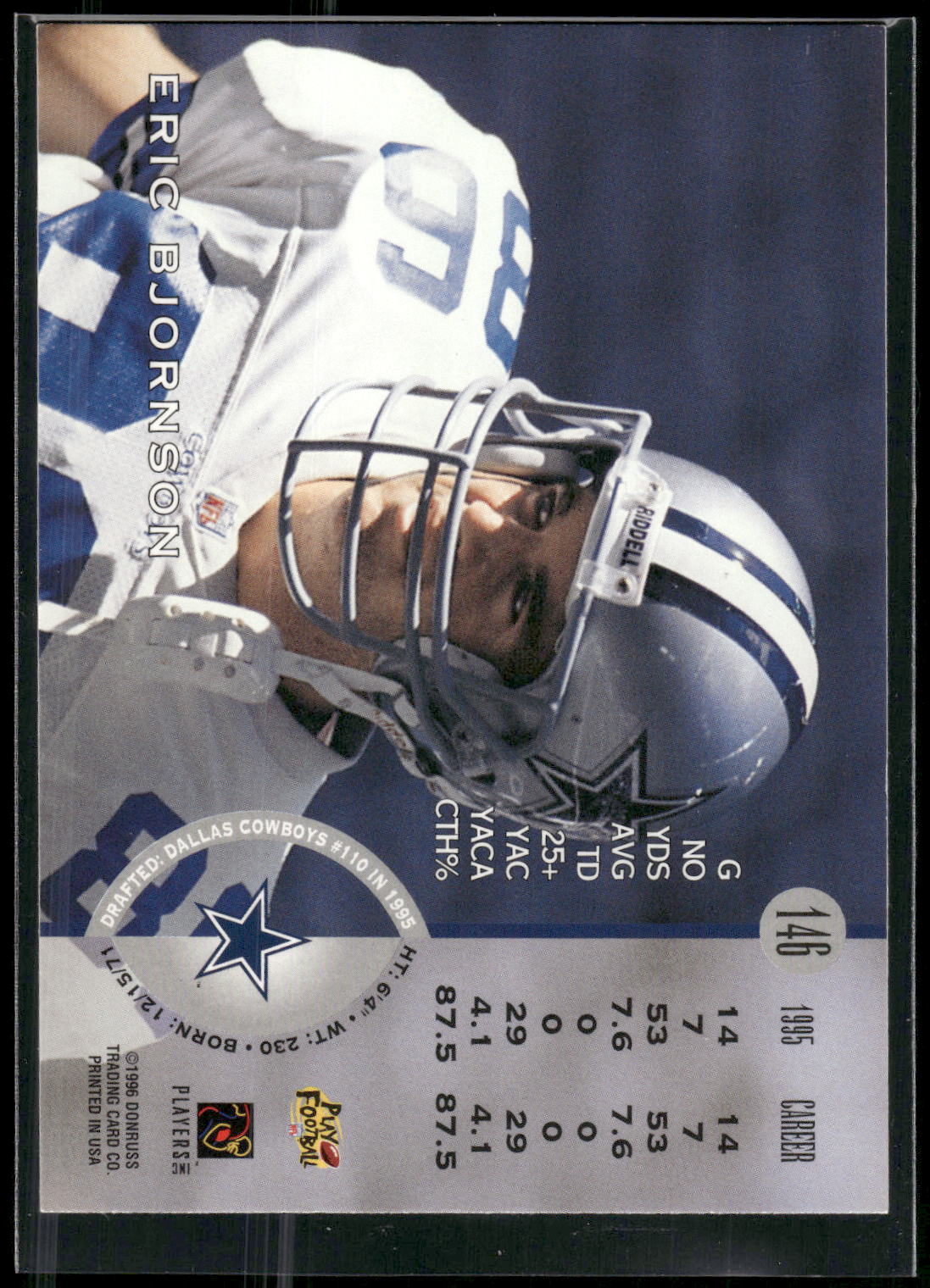 1996 Leaf #146 Eric Bjornson