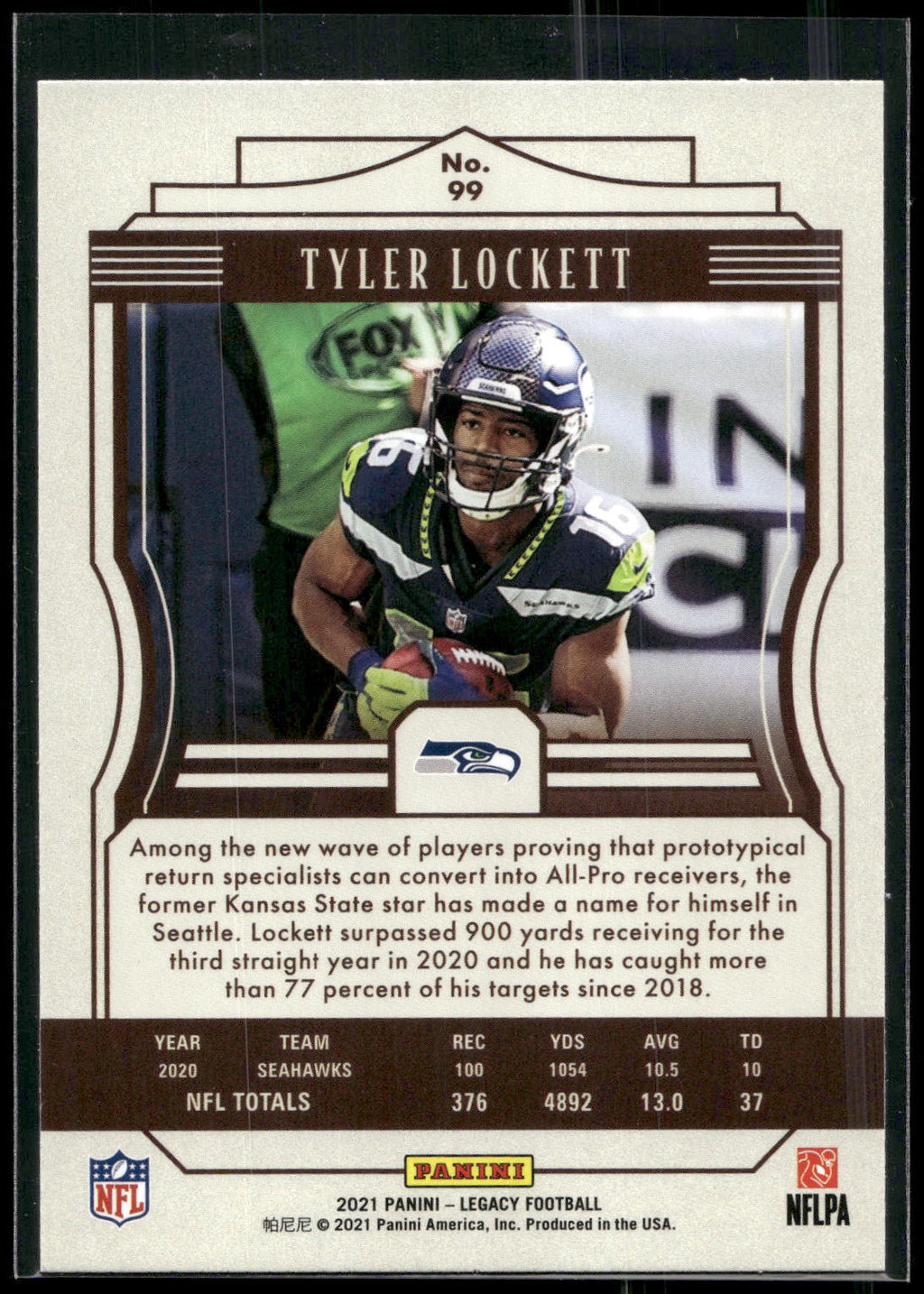 2021 Panini Legacy #99 Tyler Lockett