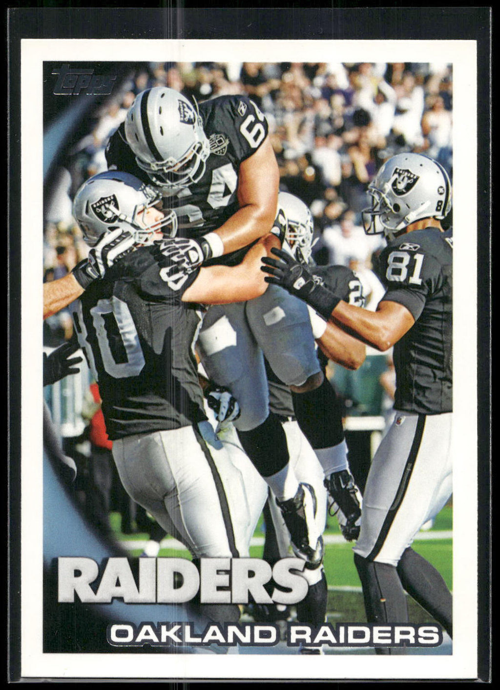 2010 Topps #439 Oakland Raiders