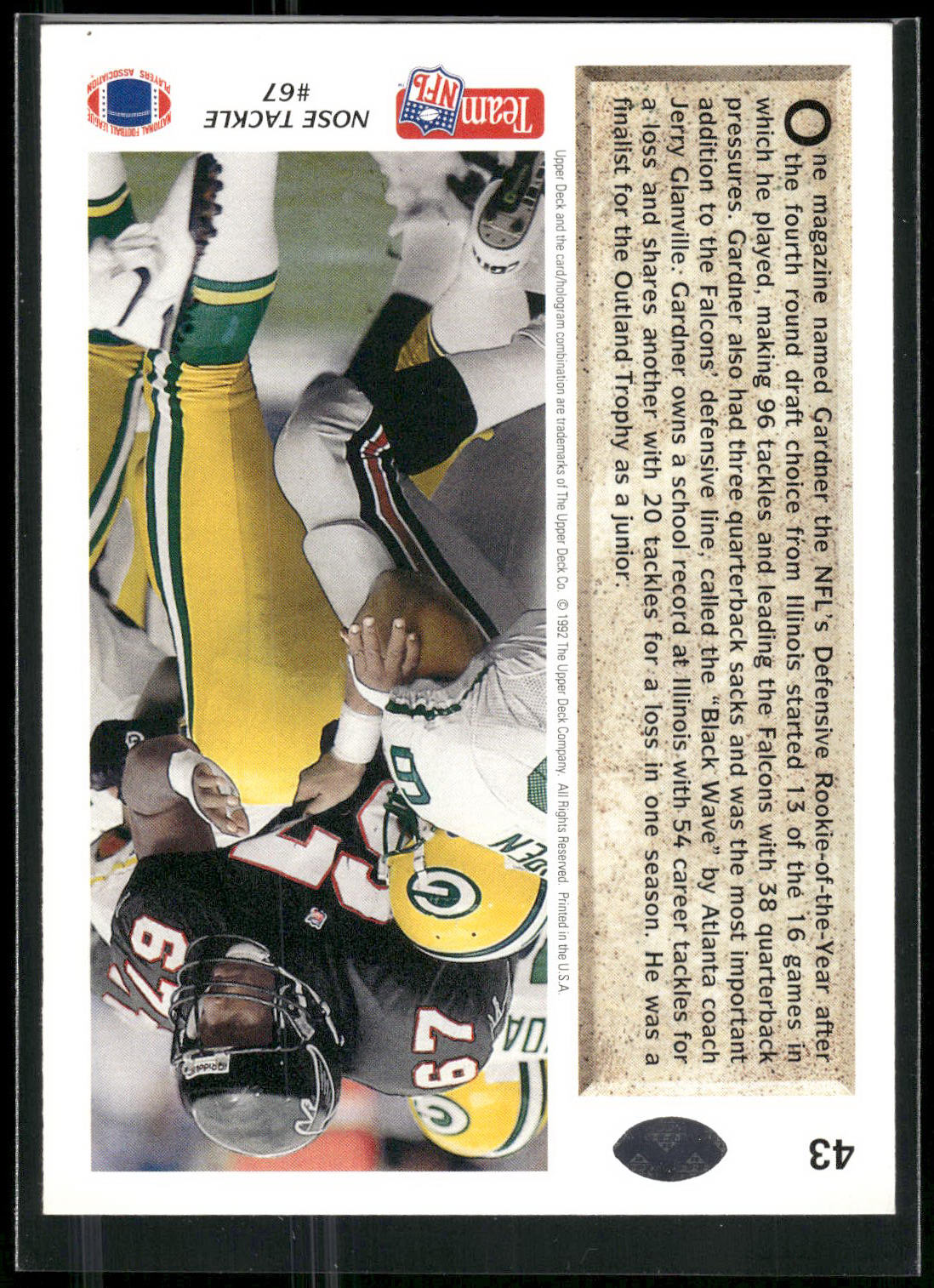 1992 Upper Deck #43 Moe Gardner