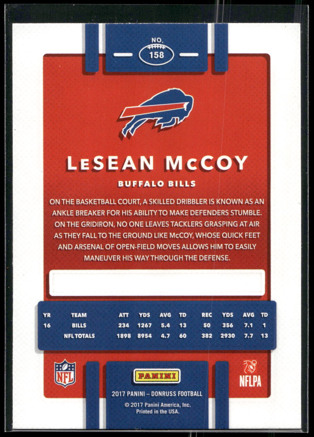 2017 Donruss #158 LeSean McCoy