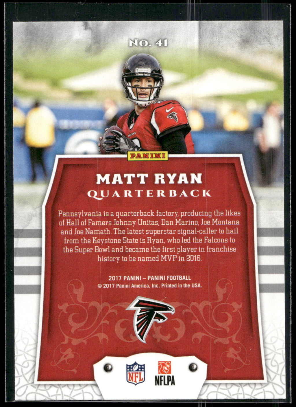 2017 Panini #41 Matt Ryan