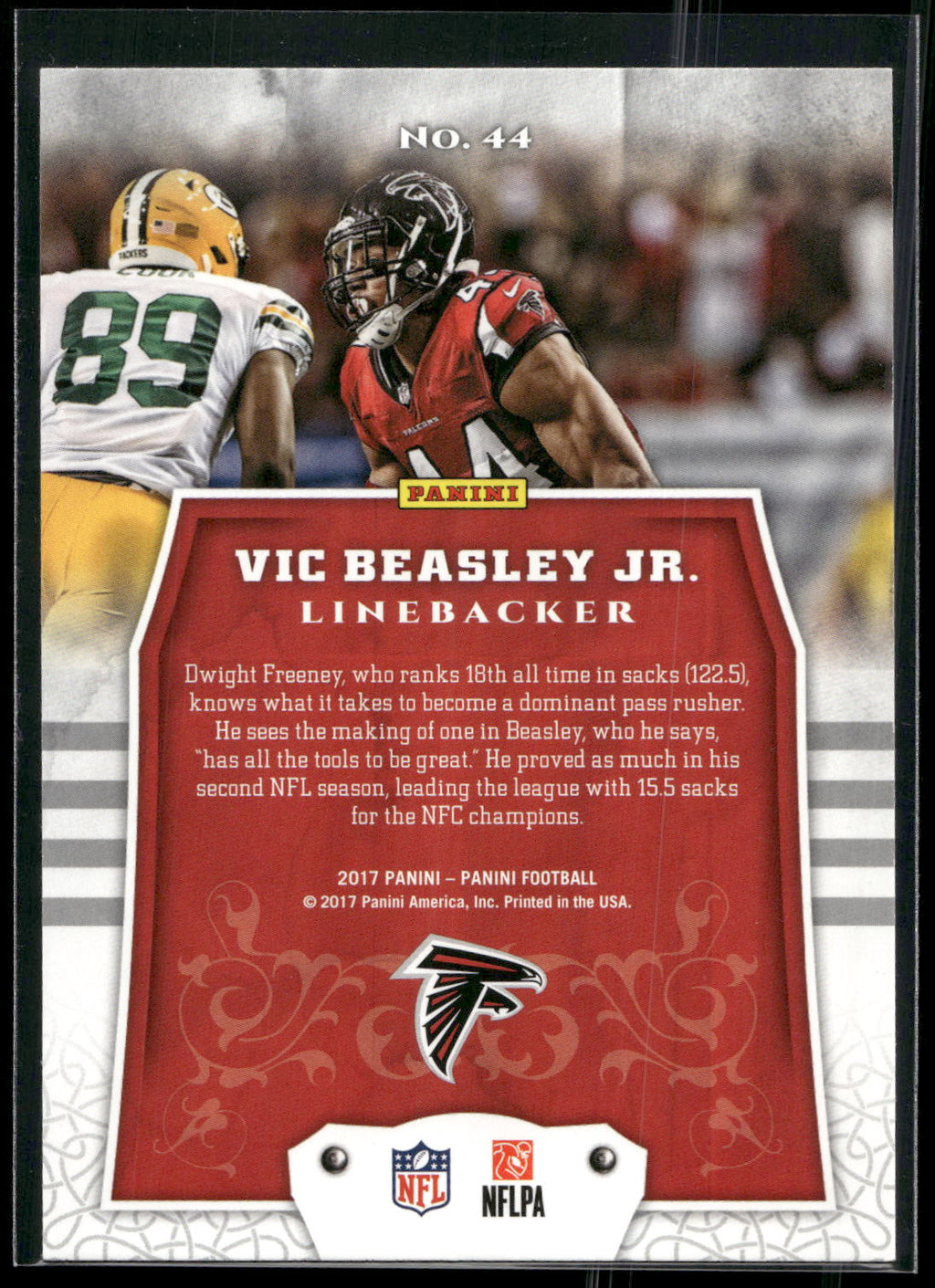 2017 Panini #44 Vic Beasley Jr.
