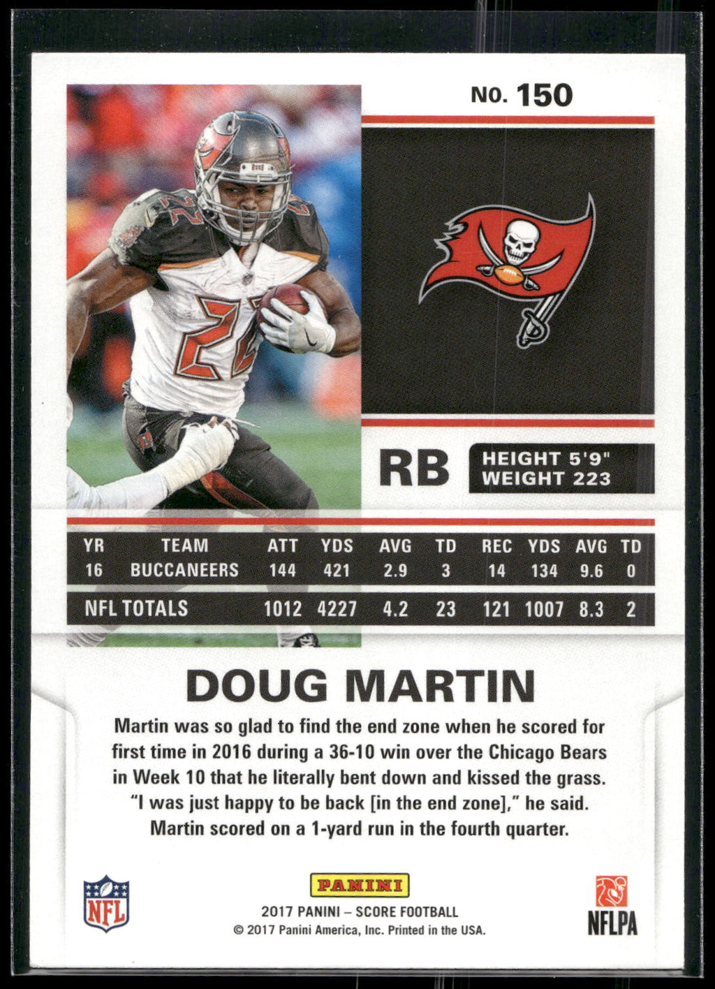 2017 Score #150 Doug Martin