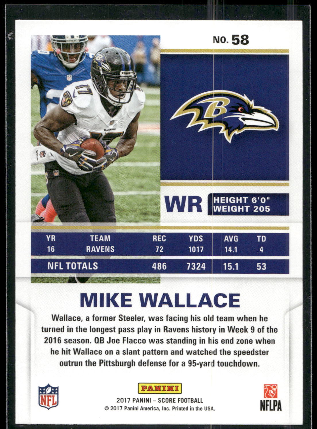 2017 Score #58 Mike Wallace