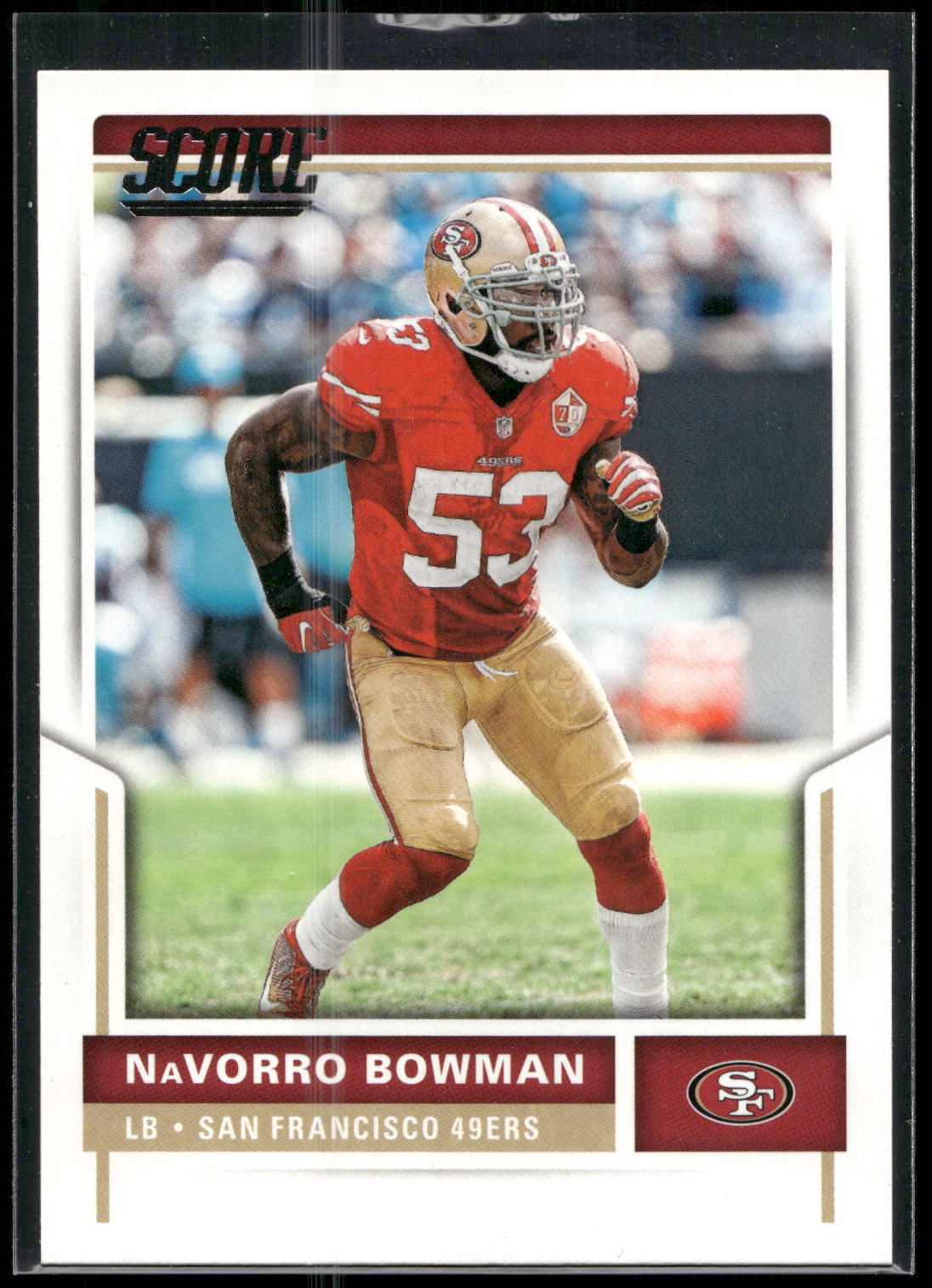 2017 Score #143 Navorro Bowman
