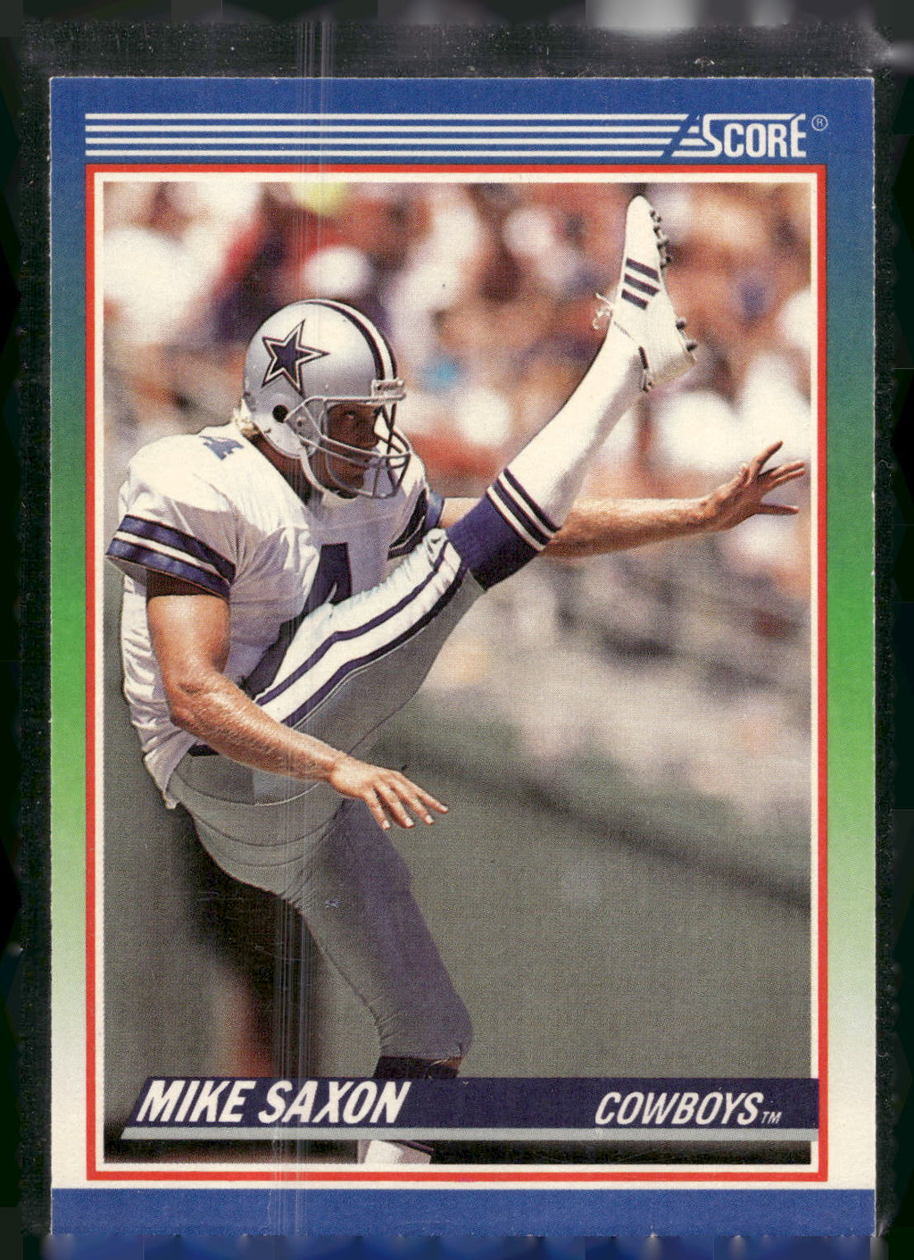 1990 Score #379 Mike Saxon