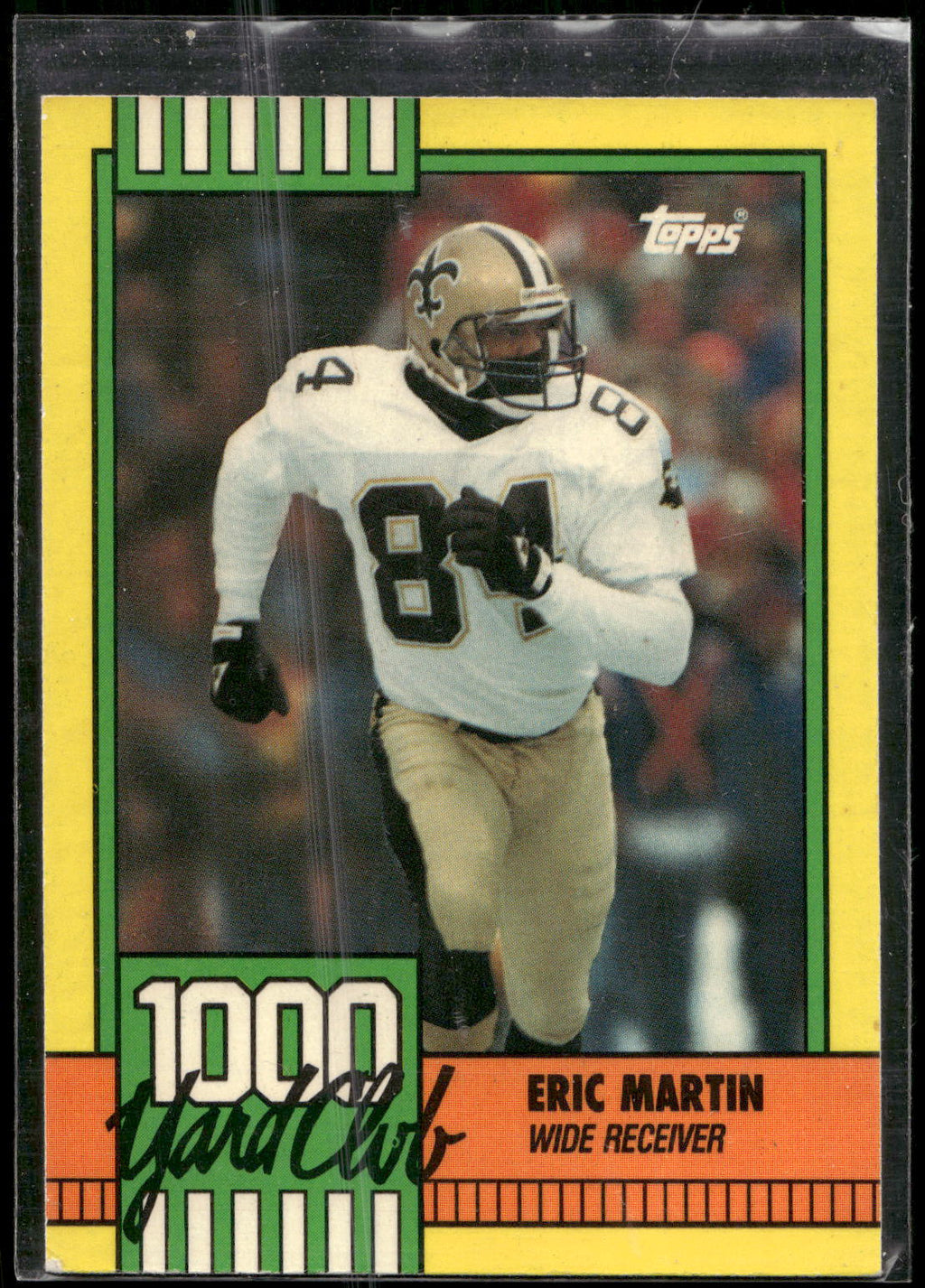 1990 Topps #23 Eric Martin 1000 Yard Club