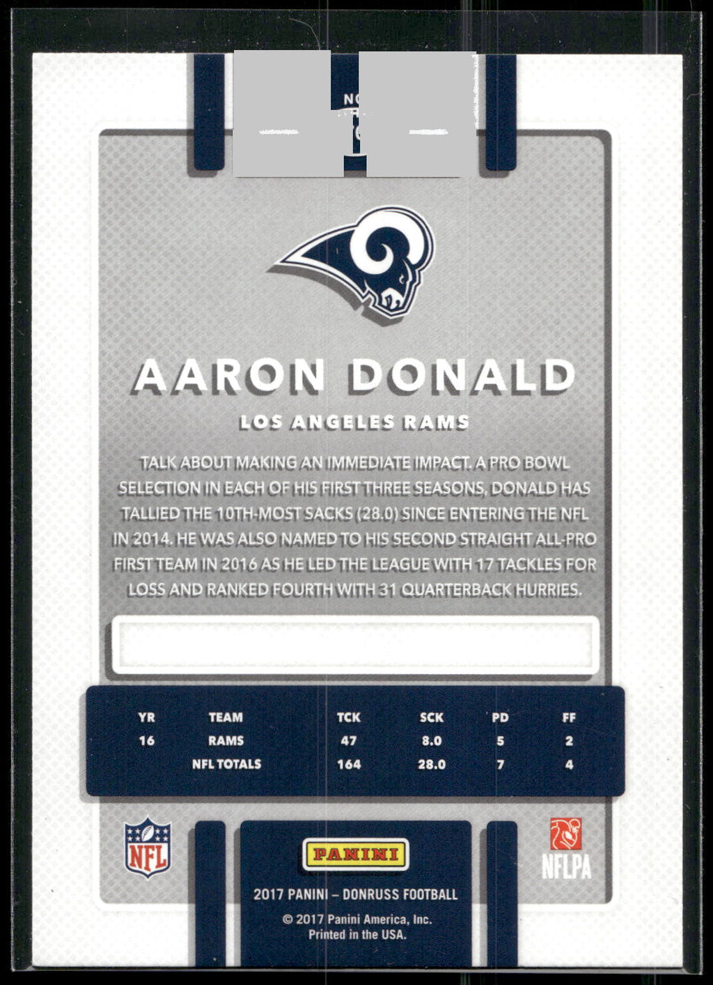 2017 Donruss #70 Aaron Donald