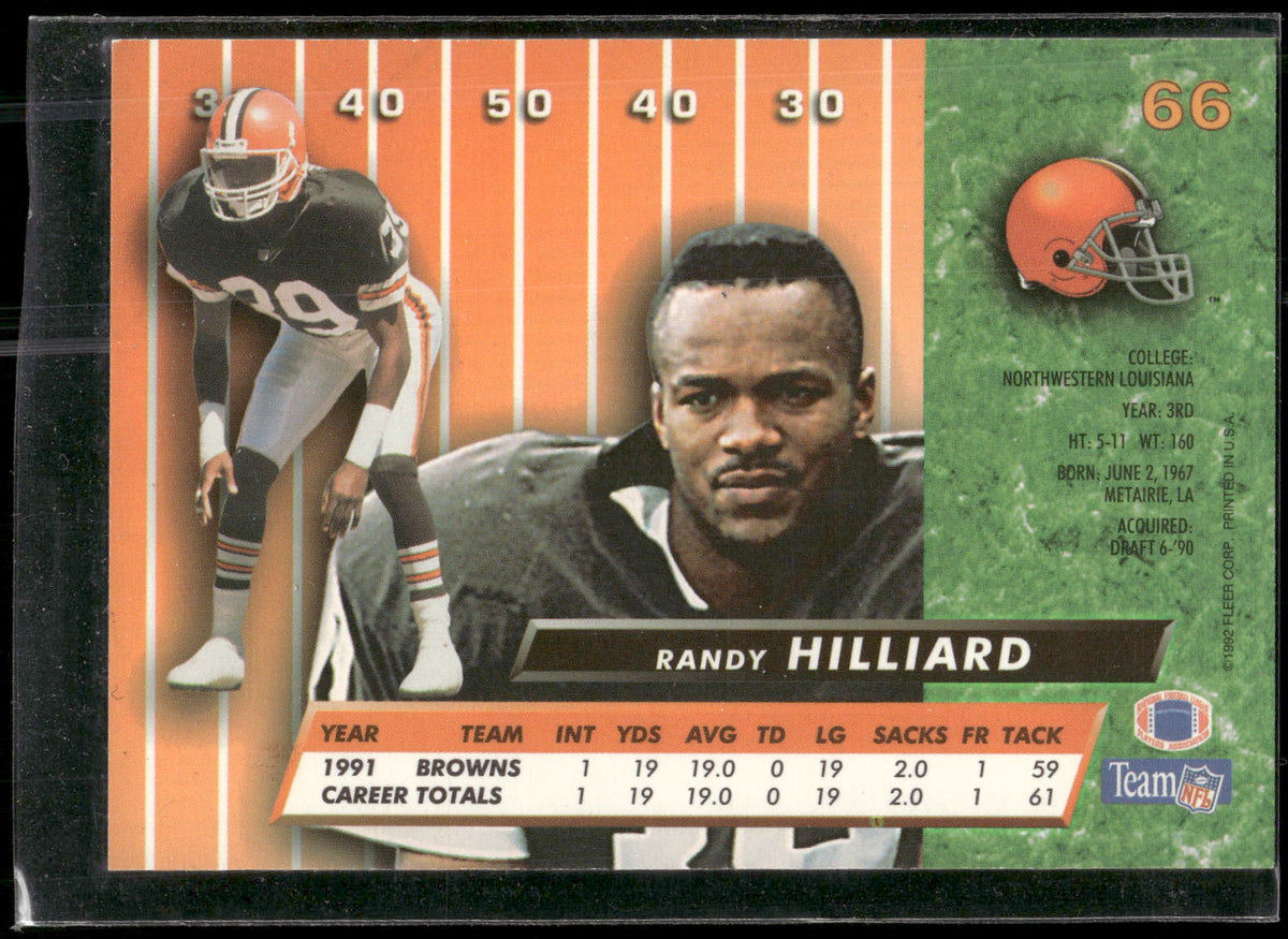 1992 Ultra #66 Randy Hilliard