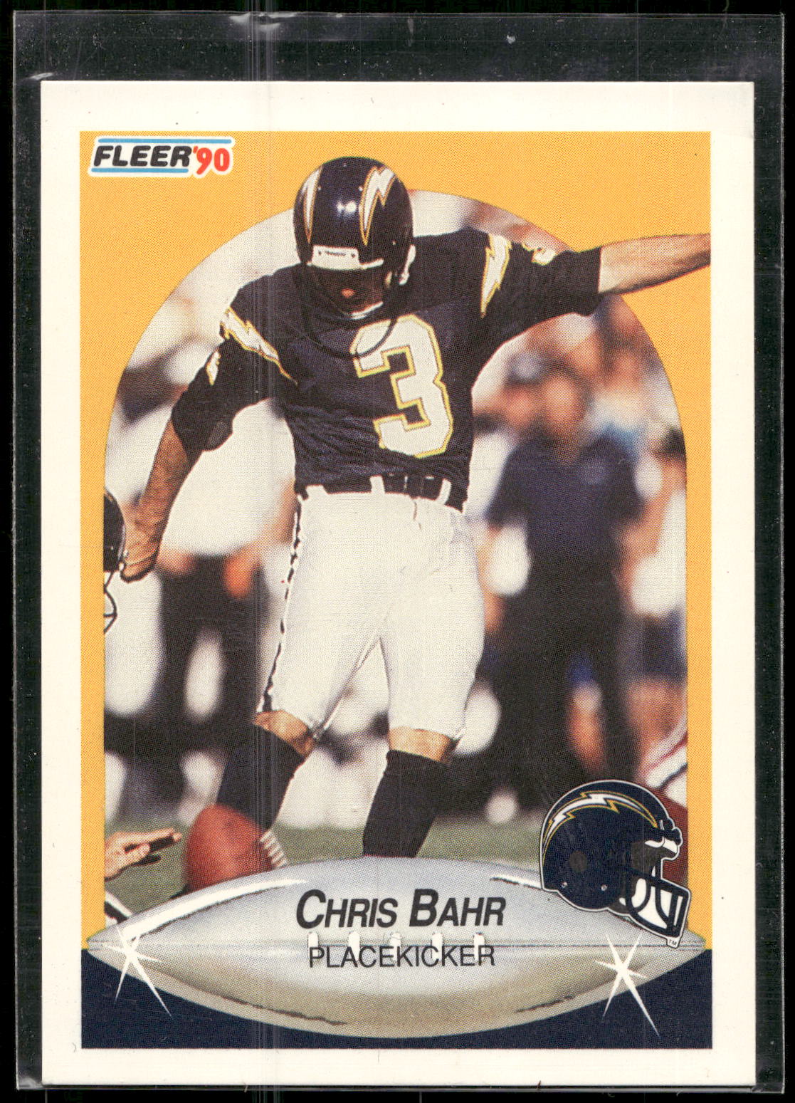 1990 Fleer #303 Chris Bahr