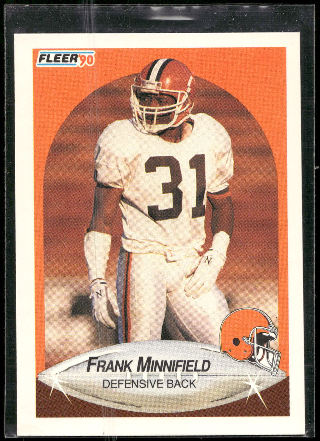 1990 Fleer #56a Frank Minnifield