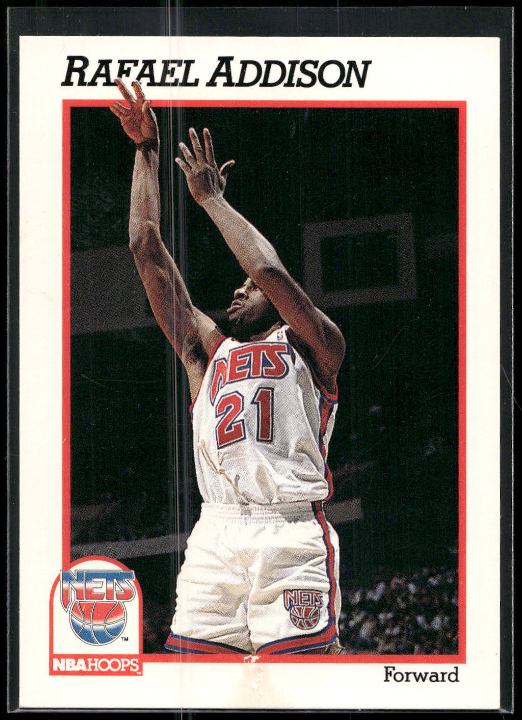 1991-92 Hoops #398 Rafael Addison
