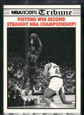1990-91 Hoops #341b Pistons Win Second Straight NBA Championship! TRIB,