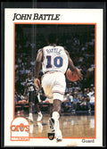 1991-92 Hoops #347 John Battle