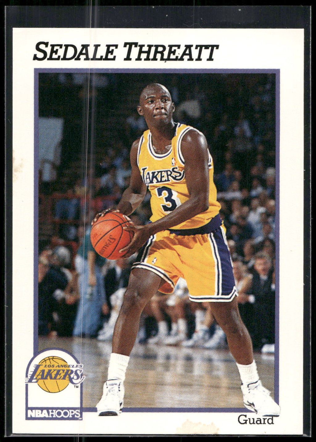 1991-92 Hoops #385 Sedale Threatt