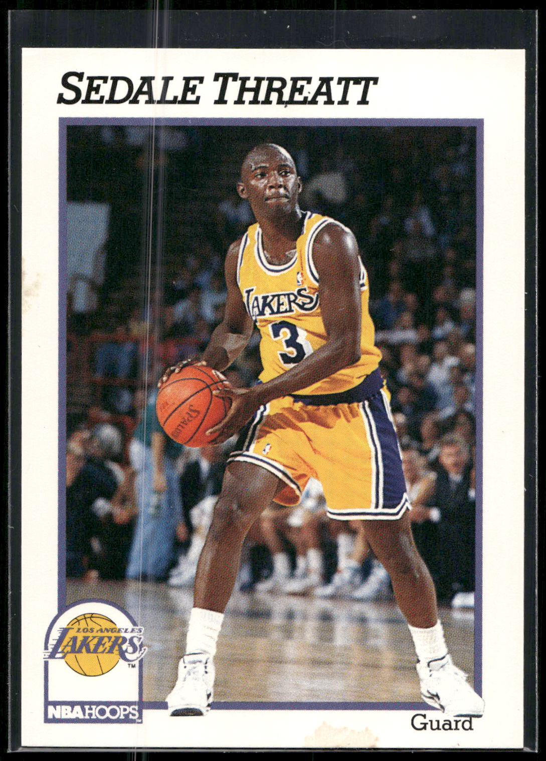 1991-92 Hoops #385 Sedale Threatt