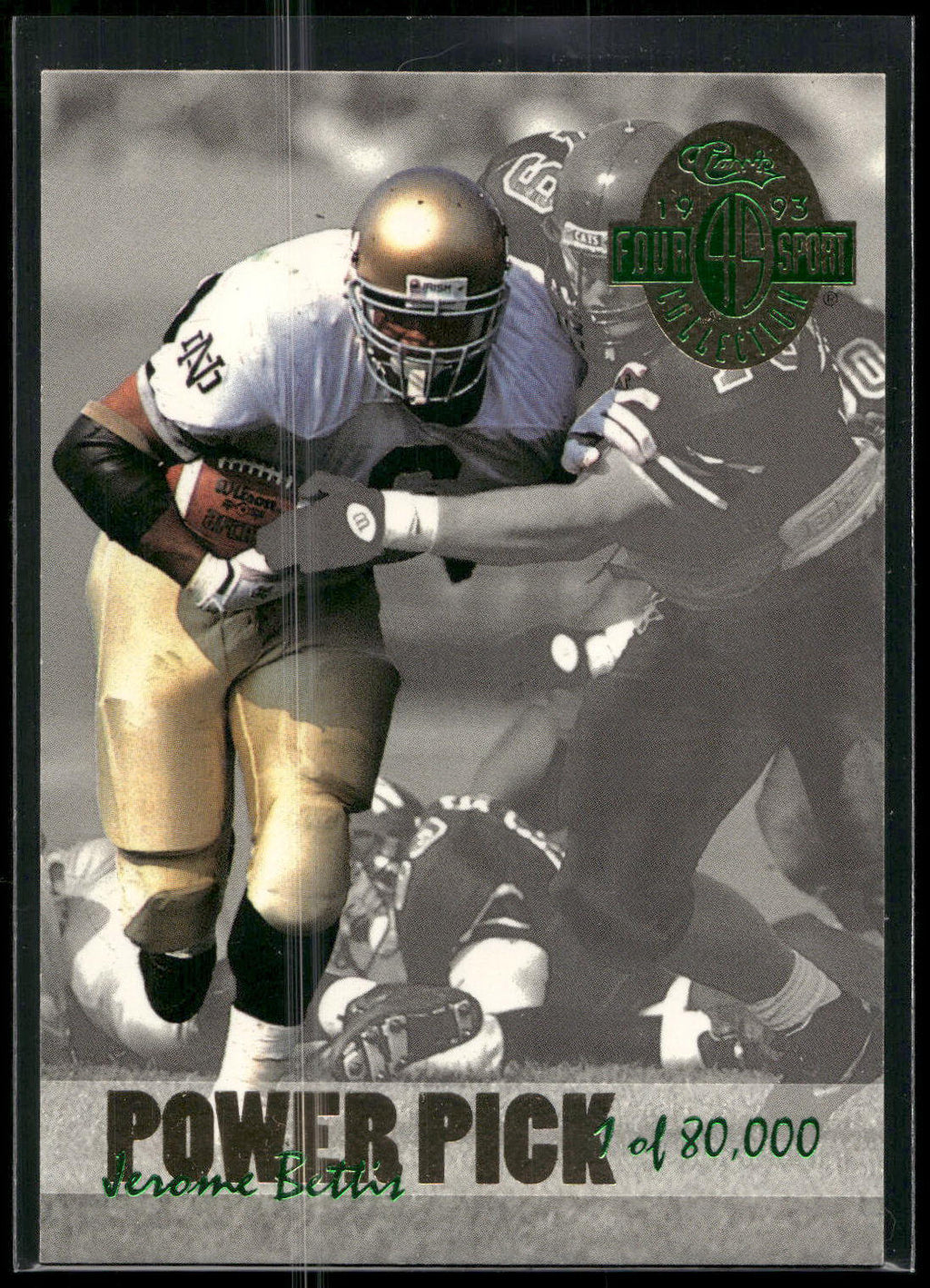 1993 Classic Four Sport #PP11 Jerome Bettis Power Pick Bonus