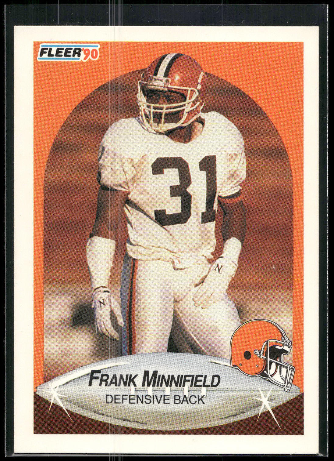 1990 Fleer #56a Frank Minnifield
